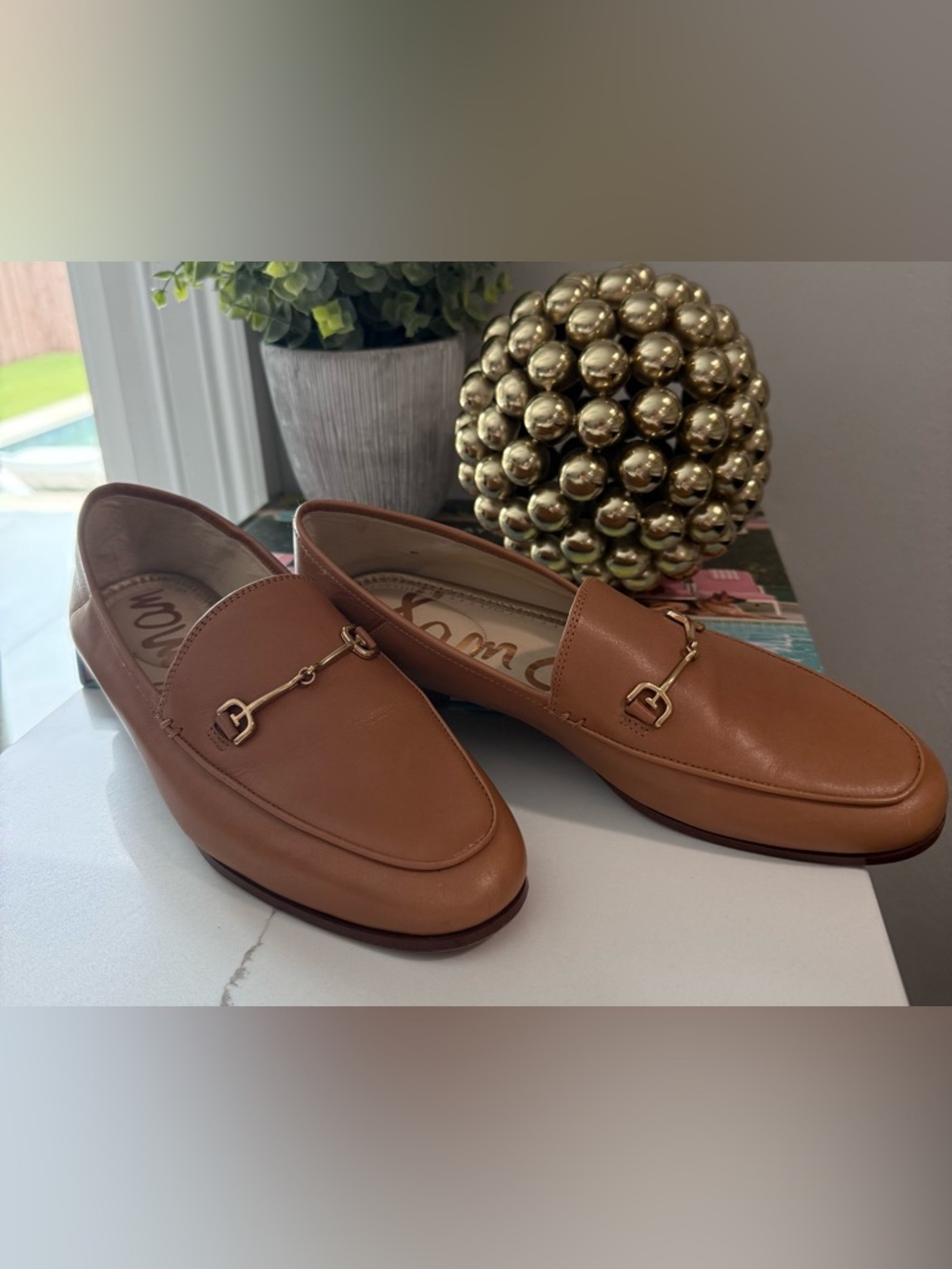 Sam Edelman Loraine Bit Loafer Brown Size 7